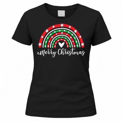 Merry Christmas Rainbow Women's T-Shirt