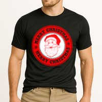 Merry Christmas Santa Claus Distressed Stamp of Approval Cooling Performance Crew T-Shirt
