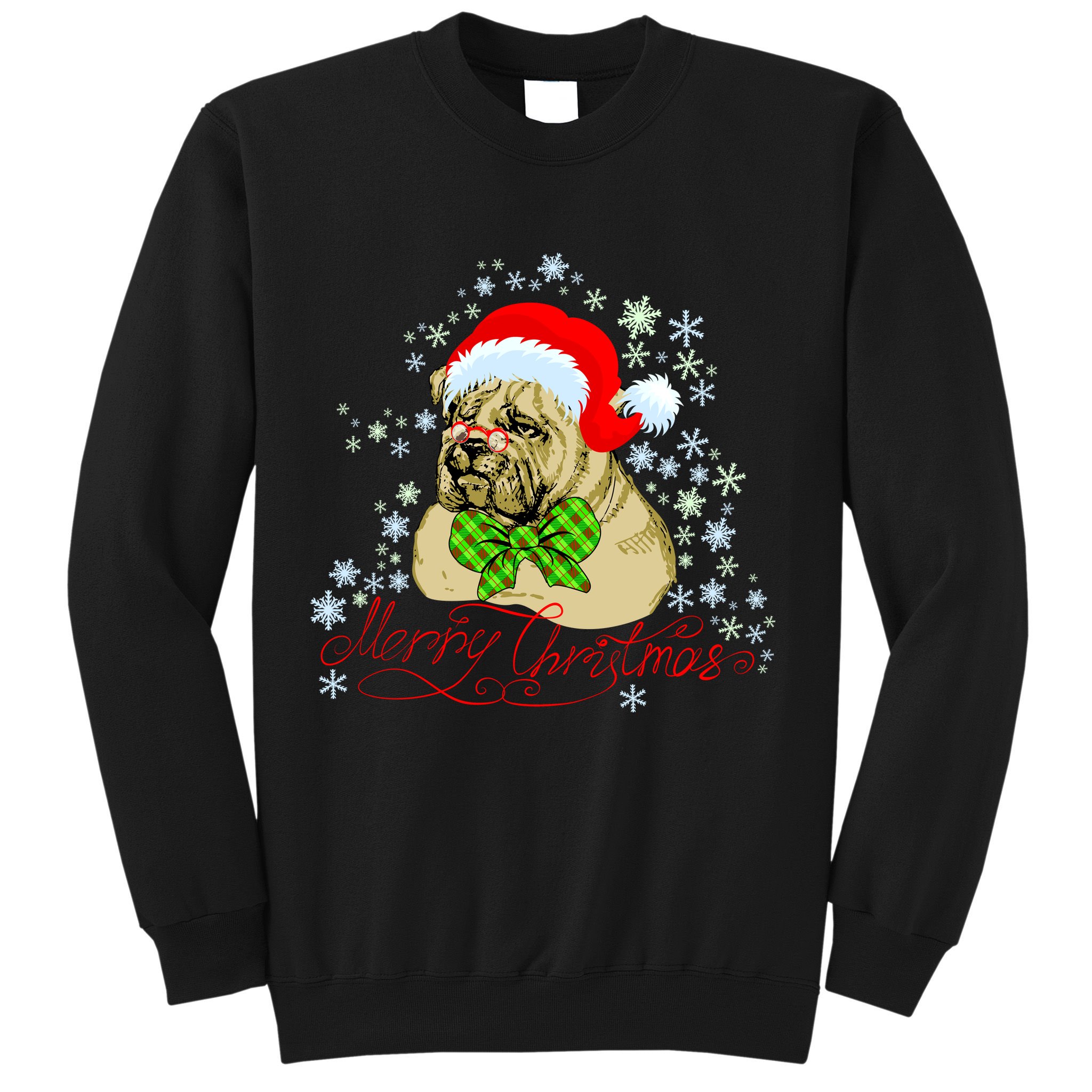Merry Christmas Santa Pug Sweatshirt