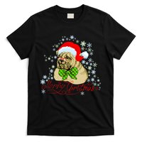 Merry Christmas Santa Pug T-Shirt