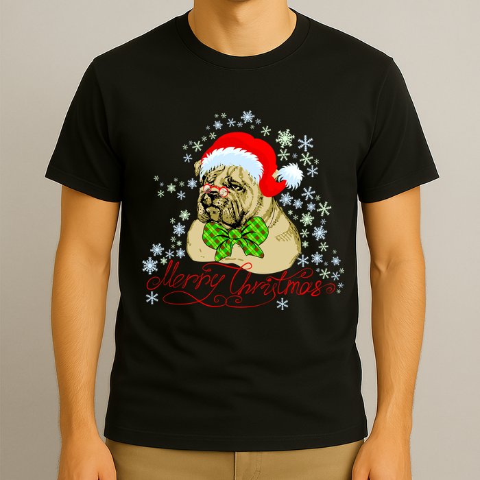 Merry Christmas Santa Pug T-Shirt