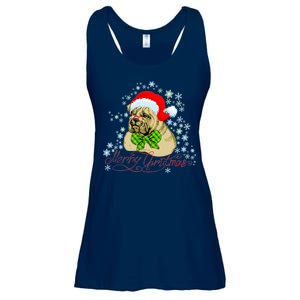 Merry Christmas Santa Pug Ladies Essential Flowy Tank