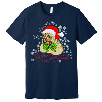 Merry Christmas Santa Pug Premium T-Shirt