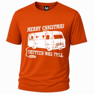 Merry Christmas Shitter Was Full Cooling Performance Crew T-Shirt