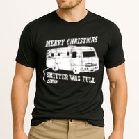 Merry Christmas Shitter Was Full Cooling Performance Crew T-Shirt