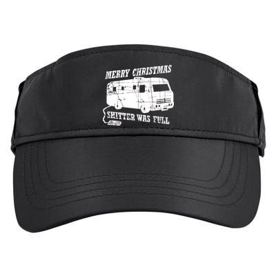 Merry Christmas Shitter Was Full Adult Drive Performance Visor