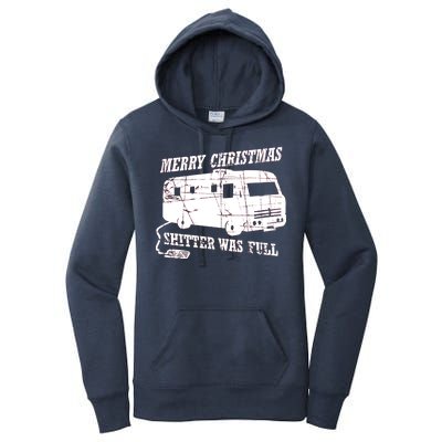 Merry Christmas Shitter Was Full Women's Pullover Hoodie