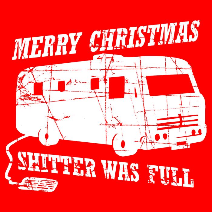 Merry Christmas Shitter Was Full 16 in Basic Backpack