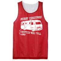 Merry Christmas Shitter Was Full Mesh Reversible Basketball Jersey Tank