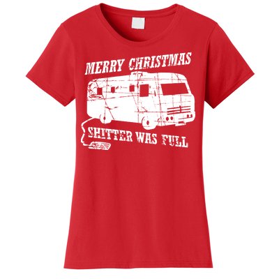 Merry Christmas Shitter Was Full Women's T-Shirt