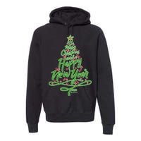 Merry Christmas Tree Premium Hoodie