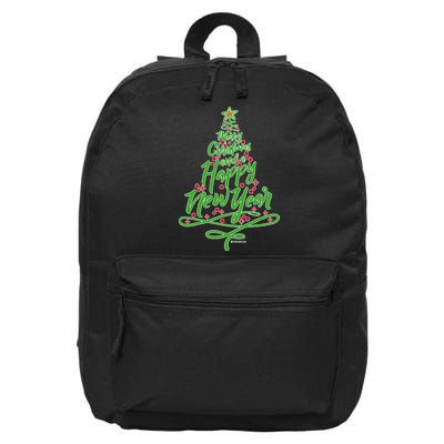 Merry Christmas Tree 16 in Basic Backpack