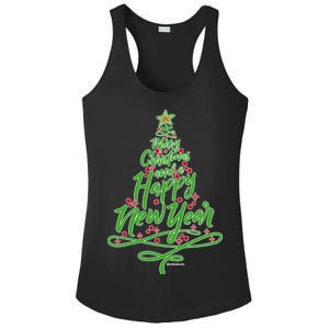 Merry Christmas Tree Ladies PosiCharge Competitor Racerback Tank