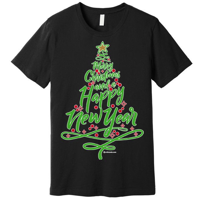 Merry Christmas Tree Premium T-Shirt