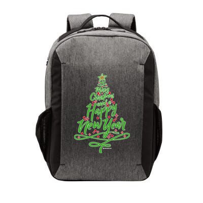 Merry Christmas Tree Vector Backpack