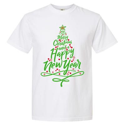 Merry Christmas Tree Garment-Dyed Heavyweight T-Shirt