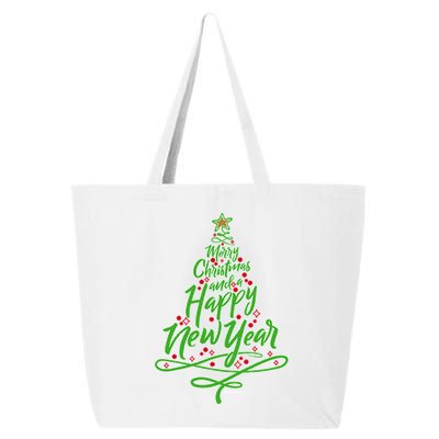 Merry Christmas Tree 25L Jumbo Tote