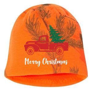 Merry Christmas Tree and Truck Kati - Camo Knit Beanie