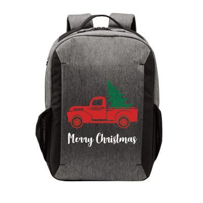 Merry Christmas Tree and Truck Vector Backpack