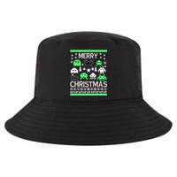 Merry Christmas Ugly Alien Sweater Cool Comfort Performance Bucket Hat