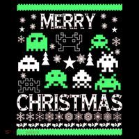 Merry Christmas Ugly Alien Sweater Sustainable Bucket Hat