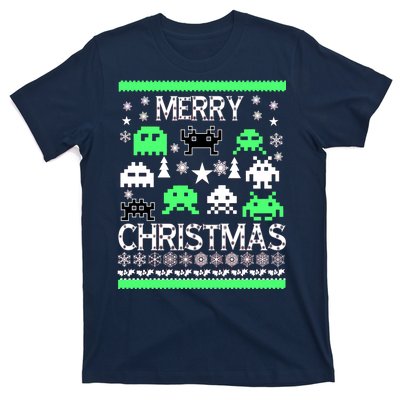 Merry Christmas Ugly Alien Sweater T-Shirt