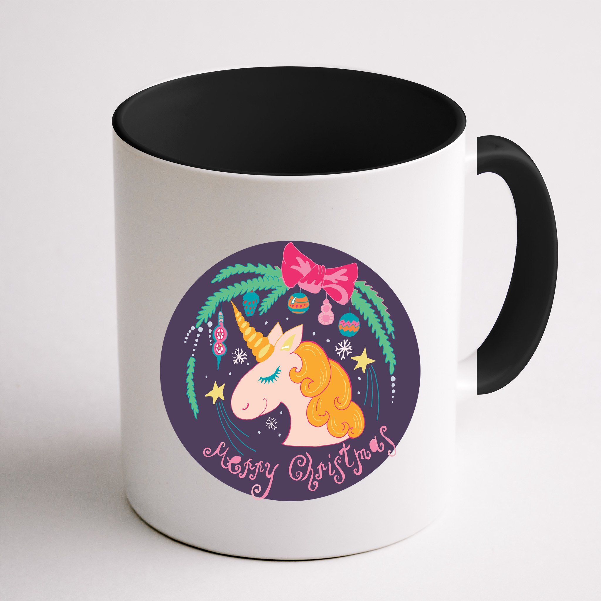 Merry Christmas Unicorn Mug