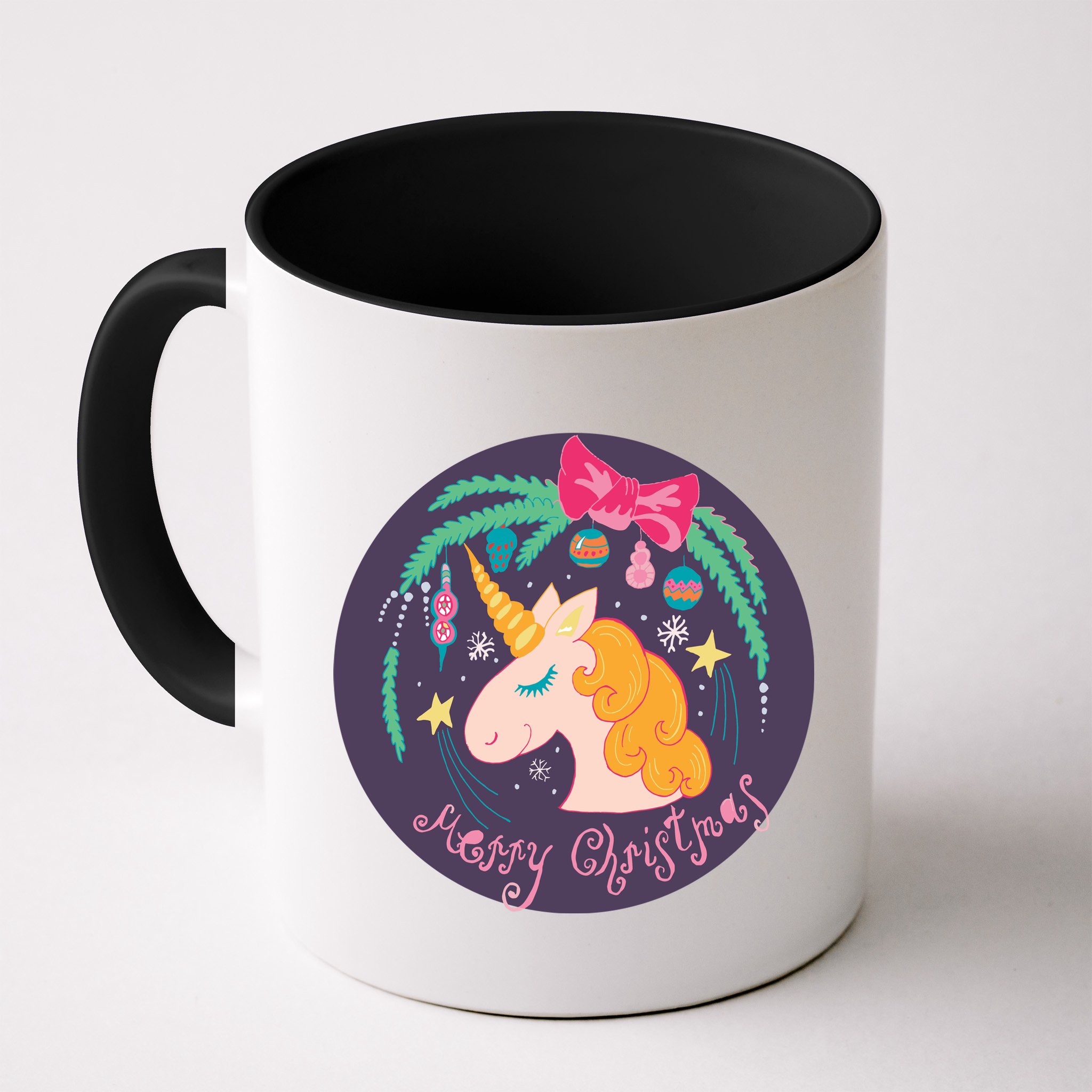 Merry Christmas Unicorn Mug