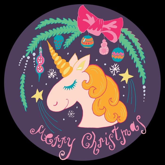 Merry Christmas Unicorn Mug