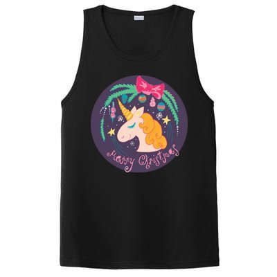 Merry Christmas Unicorn PosiCharge Competitor Tank