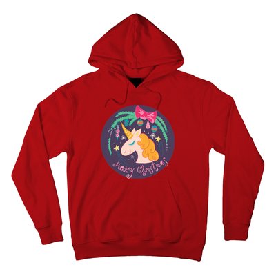 Merry Christmas Unicorn Hoodie