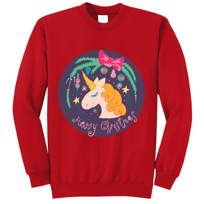 Merry Christmas Unicorn Sweatshirt