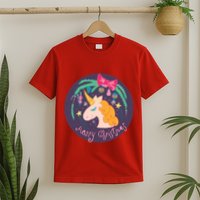 Merry Christmas Unicorn T-Shirt