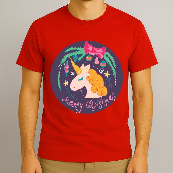 Merry Christmas Unicorn T-Shirt