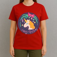 Merry Christmas Unicorn T-Shirt