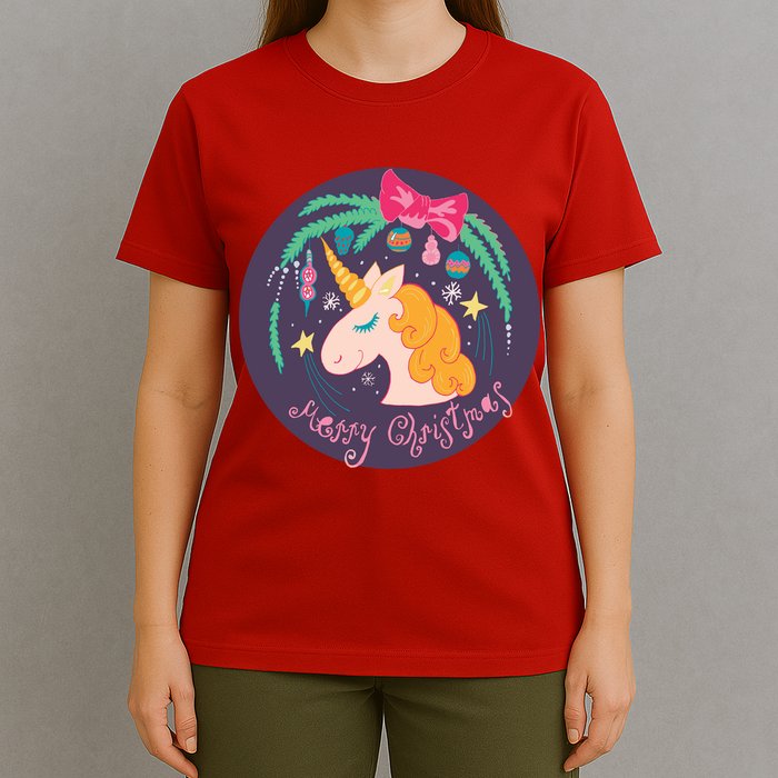 Merry Christmas Unicorn T-Shirt