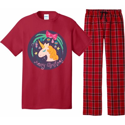 Merry Christmas Unicorn Pajama Set