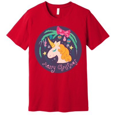 Merry Christmas Unicorn Premium T-Shirt