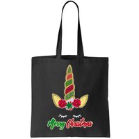 Merry Christmas Unicorn Sparkle Bag