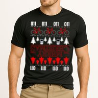 Merry Christmas Upside Down Ugly Sweater Cooling Performance Crew T-Shirt