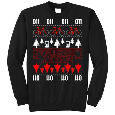 Merry Christmas Upside Down Ugly Sweater Sweatshirt