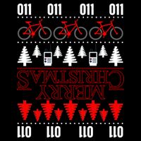 Merry Christmas Upside Down Ugly Sweater 16 in Basic Backpack