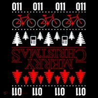 Merry Christmas Upside Down Ugly Sweater Cooling Performance Long Sleeve Crew