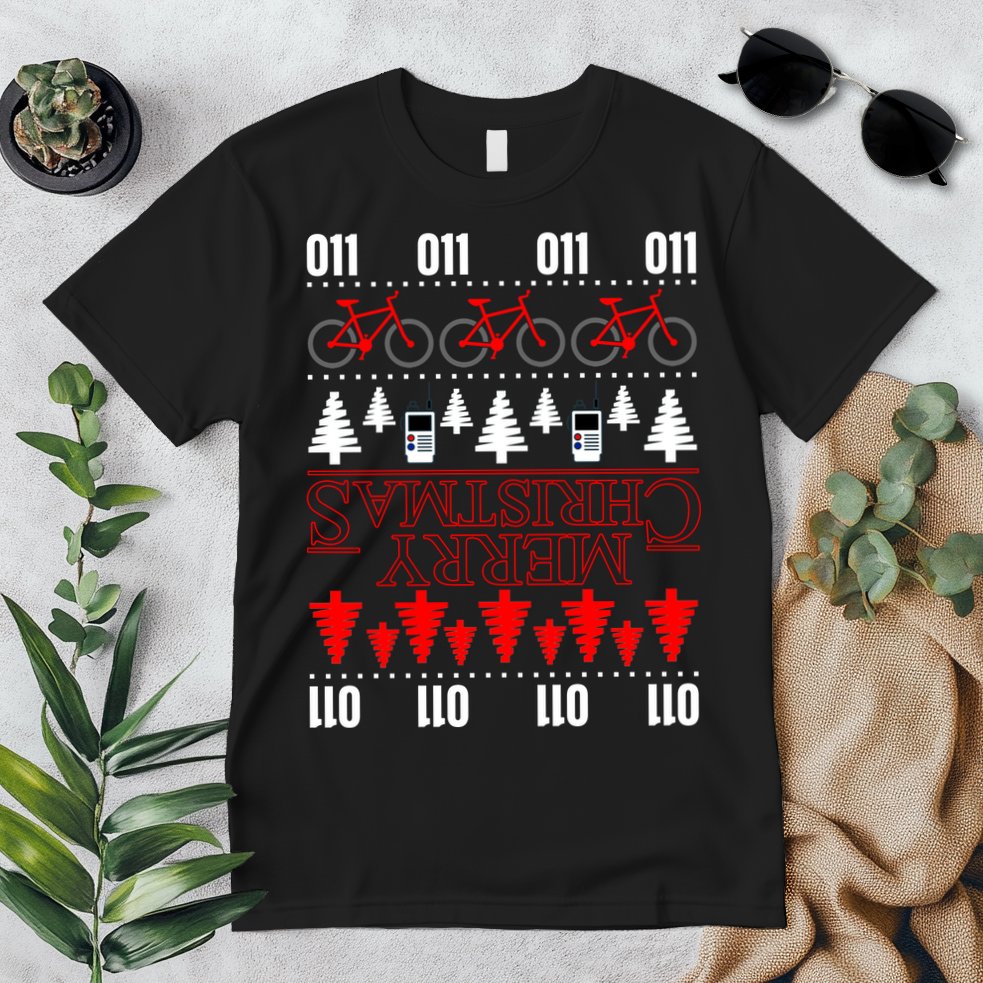 Merry Christmas Upside Down Ugly Sweater Premium T-Shirt