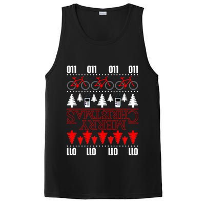 Merry Christmas Upside Down Ugly Sweater PosiCharge Competitor Tank