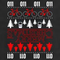 Merry Christmas Upside Down Ugly Sweater Microfiber Hand Towel