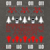 Merry Christmas Upside Down Ugly Sweater Cotton Canvas Backpack
