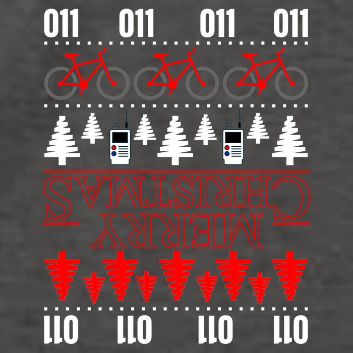 Merry Christmas Upside Down Ugly Sweater Vector Backpack