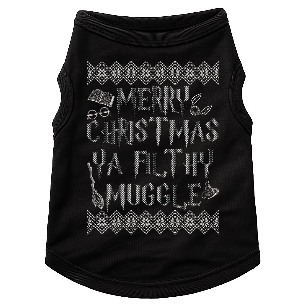 Merry Christmas Ya Filthy Muggle Doggie Tank