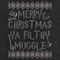 Merry Christmas Ya Filthy Muggle Adult Drive Performance Visor